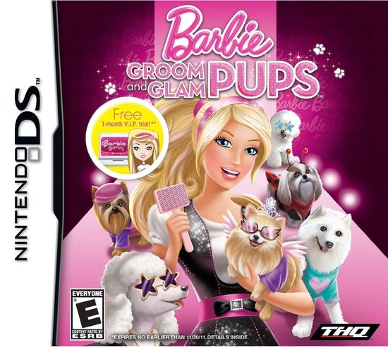Activision Barbie: Groom and Glam Pups, NDS, Nintendo DS, E (Iedereen)