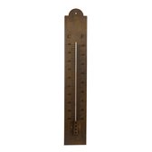 Thermometer staal XL 10 x 60 cm