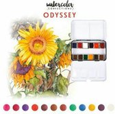 Prima Marketing - Watercolor Confections Aquarelverf - Odyssey - set van 12 kleuren