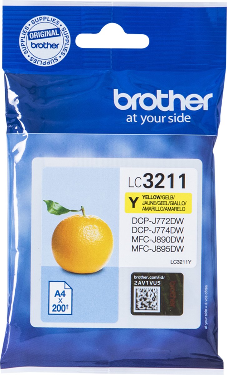 Brother LC-3211Y Cartridge Geel