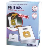 Nilfisk Elite Ultra Plus serie Synthetische Stofzakken 4 st