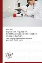 Leptine Et R gulation Hypothalamique de la Fonction de Reproduction