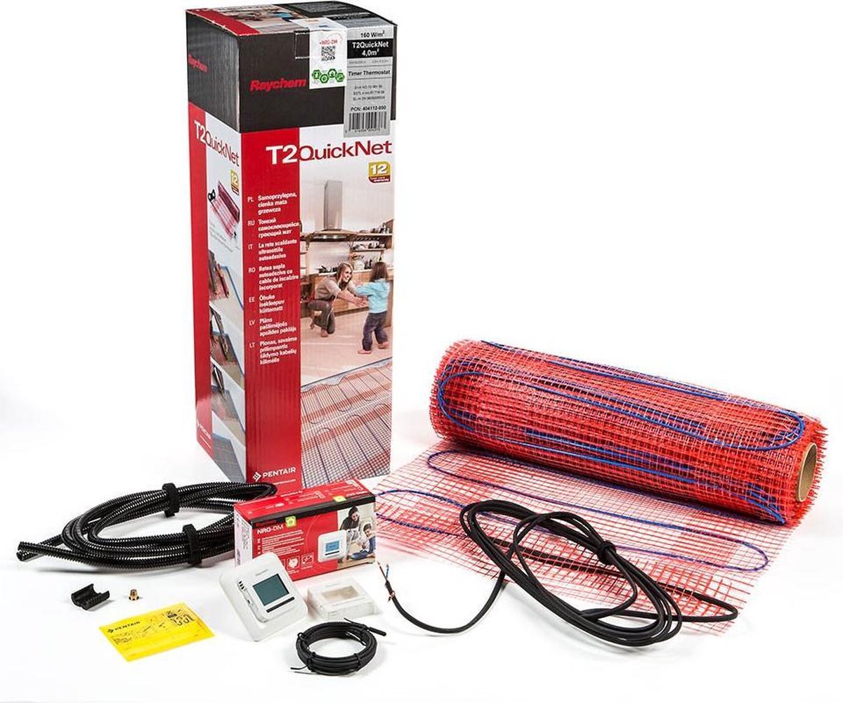 nVent RAYCHEM Plus Elektrische vloerverwarmingsmat met NRG