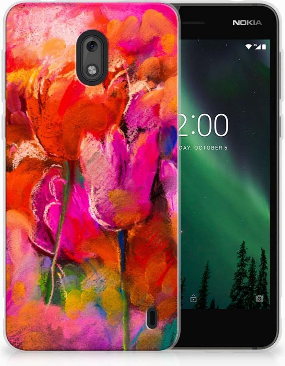 Hoesje maken Nokia 2 Tulips