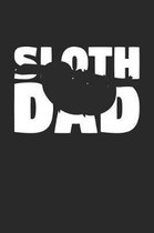 Sloth Notebook 'Sloth Dad' - Sloth Diary - Father's Day Gift for Animal Lover - Mens Writing Journal