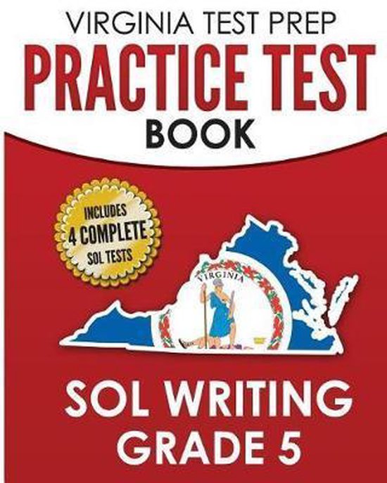 VIRGINIA TEST PREP Practice Test Book SOL Writing Grade 5 - cover