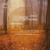 Carl Philipp Emanuel Bach, Joseph Haydn, Ludwig van Beethoven: Symphonies