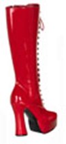 Pleaser Kniehoge laarzen -41 Shoes- ELECTRA-2020 US 11 Rood