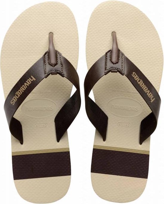 Kleverig regio Vrouw Havaianas - slippers - heren - maat 43/44 - beige | bol.com