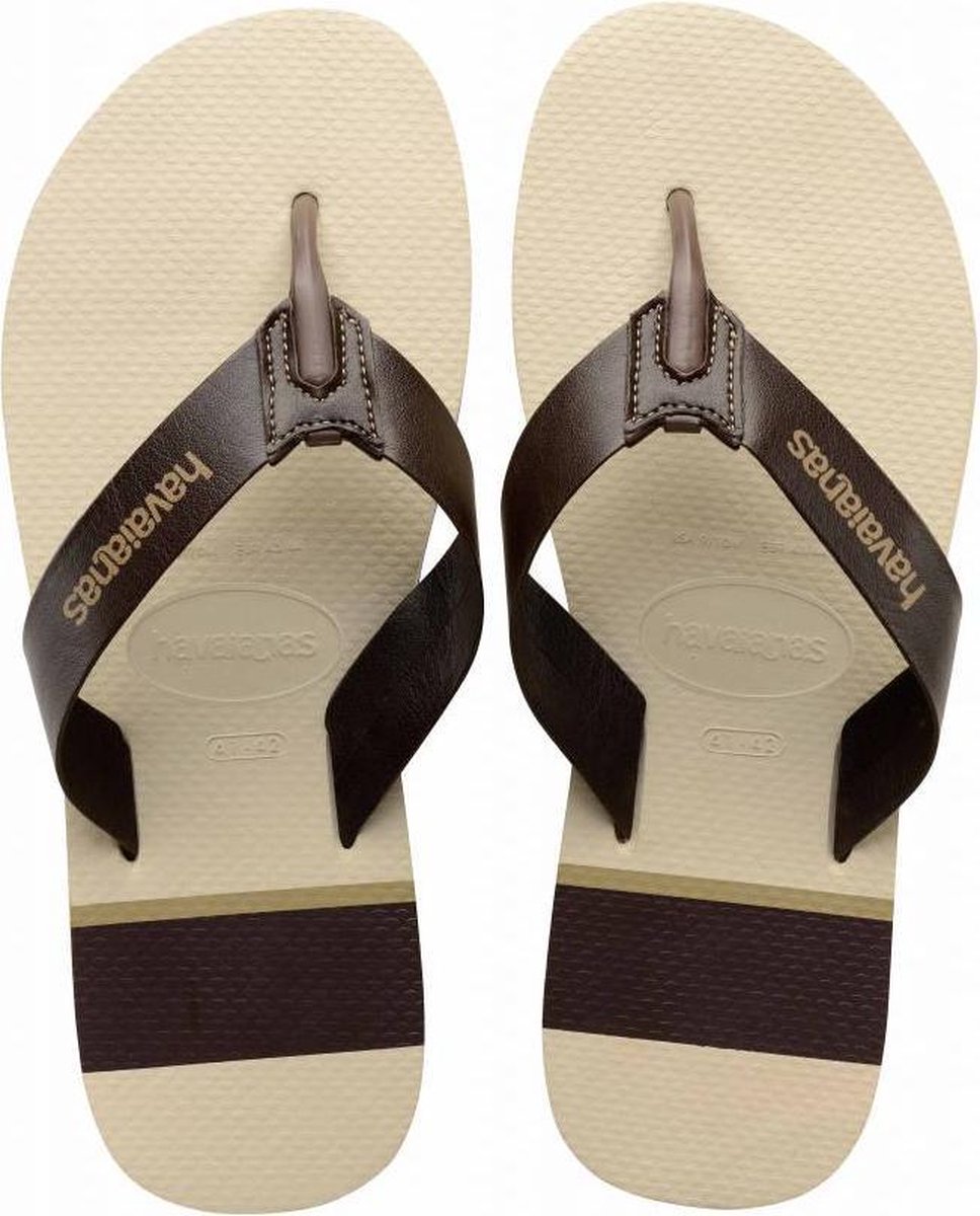 Havaianas - slippers - heren - maat 43/44 - beige | bol.com