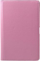 Shop4 - Samsung Galaxy Tab S4 10.5 Hoes - Rotatie Cover Lychee Roze