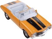 Toi-toys Schaalmodel Chevrolet 1971 Chevelle Ss 454 1:34 Geel 12 Cm