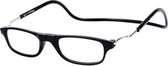 Magnetische Leesbril - Zwart - Sterkte +1,0 - Altijd je bril bij de hand