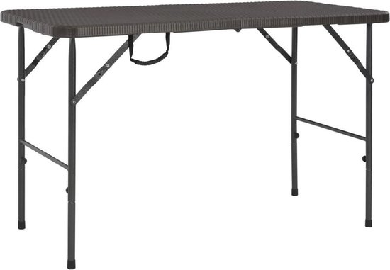 Overvloedig verschijnen ongezond Tuintafel Klaptafel Rattan Look / Klaptafel voor binnen / Klaptafel voor  buiten /... | bol.com