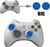 Thumb grips - Controller Thumbgrips - Joystick Cap - Thumbsticks - Thumb Grip Cap geschikt voor Playstation PS4 en Xbox - 2 stuks Groot 8 dots extra grip Blauw