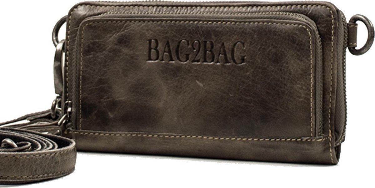 Bag2Bag Tennessee – Portemonnee/clutch – Dames – Grijs | bol.com