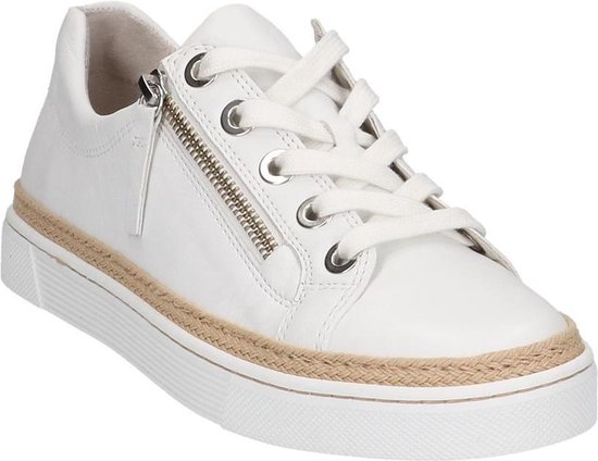 Gabor - 86415 - Lage sneakers - Dames - Maat 43 - Wit;Witte - 50 -Nappa  Weiss (Jute) | bol.com