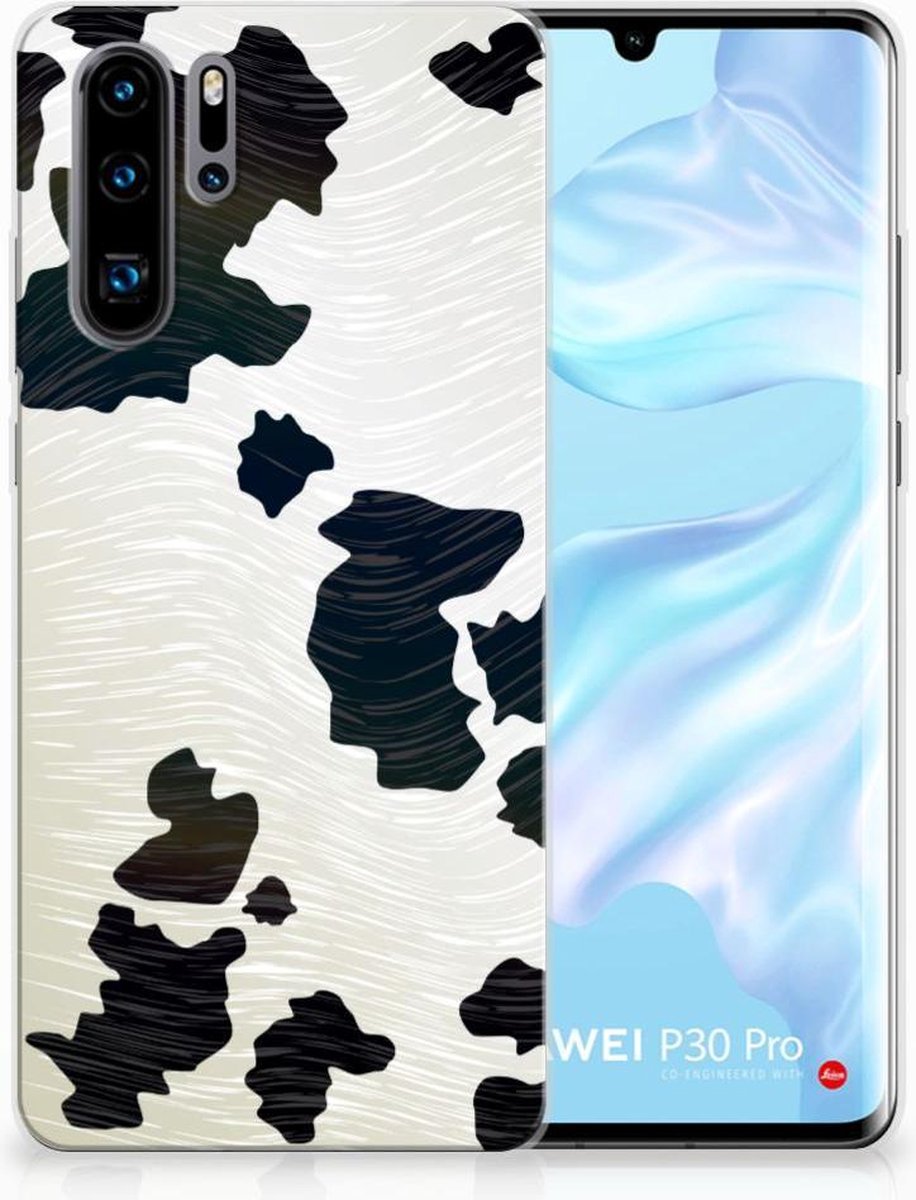 Huawei P30 Pro TPU Hoesje Koeienvlekken