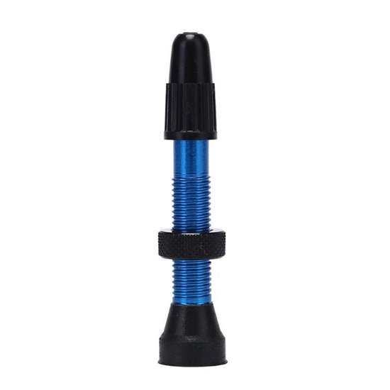 Valve tubeless en aluminium léger - Anodisé bleu - lot de 2 - convient aux  roues de