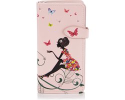 Shagwear Portemonnee Dames - Pasjeshouder - Portefeuille Dames - Kunstleer
 - Oasis Butterfly (0380Z)