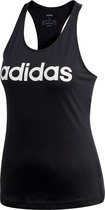 adidas - W Essentials Slim Tanktop - Dames tanktop - L - Zwart