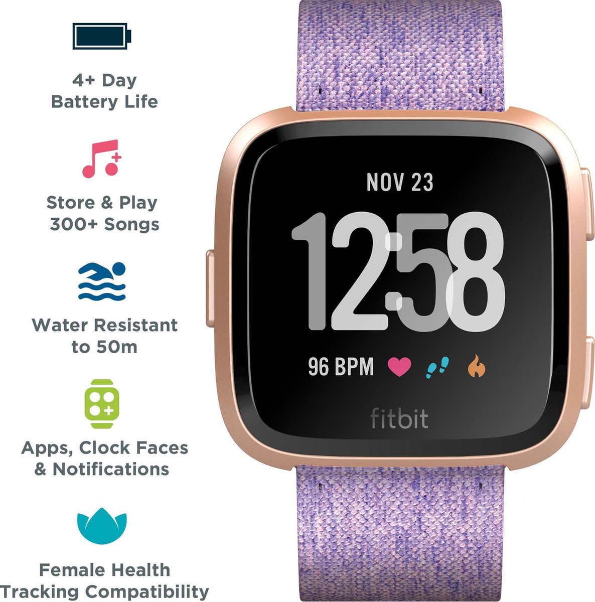 Fitbit versa 2 special edition lavender sale