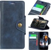 Nokia 3.1 Hoesje - Luxe Book Case  - Blauw