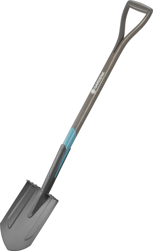 Gardena NatureLine Puntspade 117 cm | FSC espenhout steel | gehard staal blad | zware grond graven