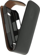 Xccess Leather Flip Case Nokia Asha 305 Black