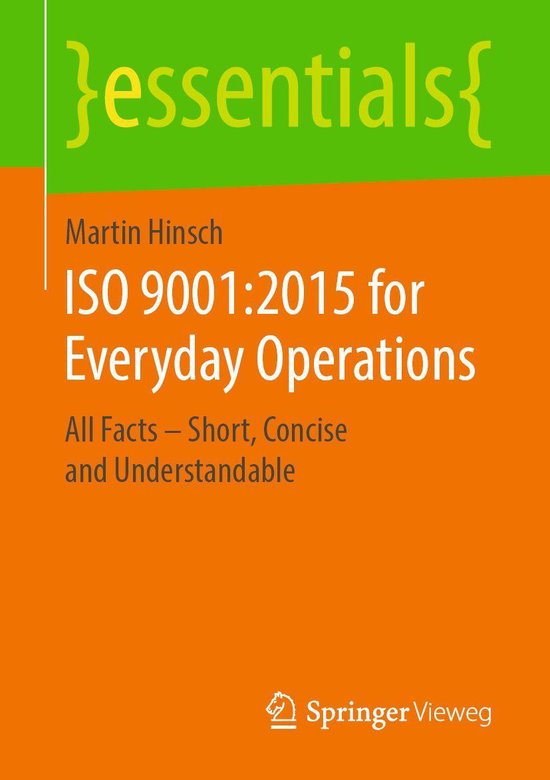 essentials - ISO 9001:2015 for Everyday Operations - cover