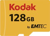 KODAK Micro SDXC 128GB avec Adaptateur - Haute Capacité de Stockage et Performances Rapides