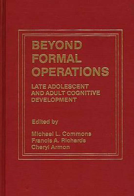Beyond Formal Operations - cover