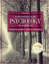 Fundamentals Of Psychology In Context