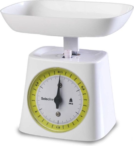 Bol Com Selecline Kcs Tafelblad Overige Mechanical Kitchen Scale Wit