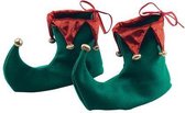 Chaussures en tissu elfe de Noël