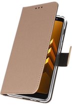 Bestcases Pasjeshouder Telefoonhoesje Samsung Galaxy A8 (2018) - Goud