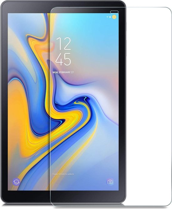 lineair Mantel band Samsung Tab A 10.5 Screenprotector - Samsung Galaxy Tab A 10.5 2018  Screenprotector -... | bol.com