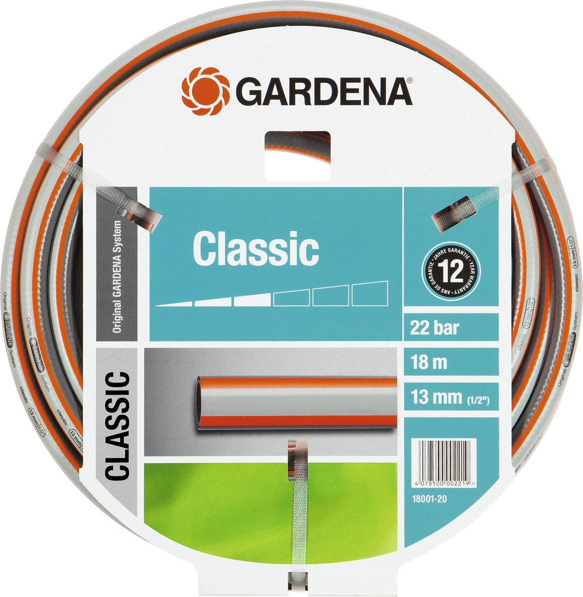 GARDENA Classic slang 13 mm (1/2") 18001-20, 18 m