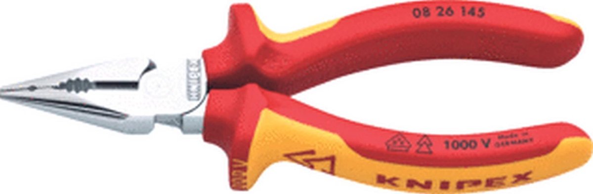 Knipex Elektronica-grijptang 3522115 elektronica-tang Rood/blauw
