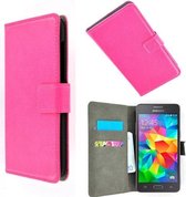Samsung Galaxy E7 Walllet Bookcase hoesje Roze