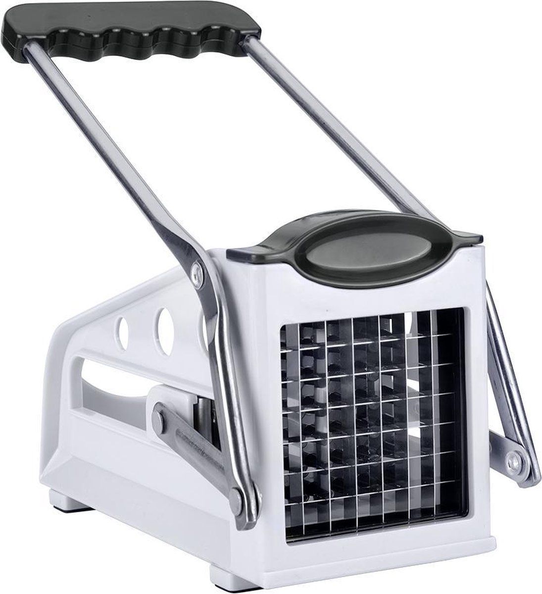 Metaltex Coupe-frites Inox snijmachine Handmatig Zwart, Zilver, Wit ABS kunststof, Roestvrijstaal