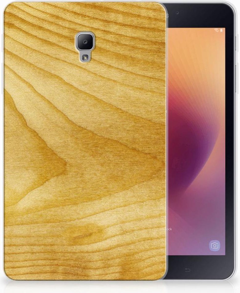 Samsung Galaxy Tab A 8.0 (2017) Tablet Siliconen hoes Licht Hout