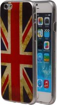 Britse Vlag TPU Cover Case voor Apple iPhone 6/6S Hoesje