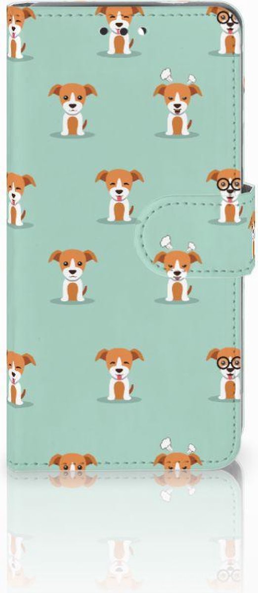Boekhoesje voor Nokia 3.1 (2018) Telefoonhoesje met Pasjes Pups