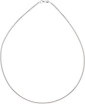 Glowketting - zilver - omega - rond 2.0 mm - 50 cm
