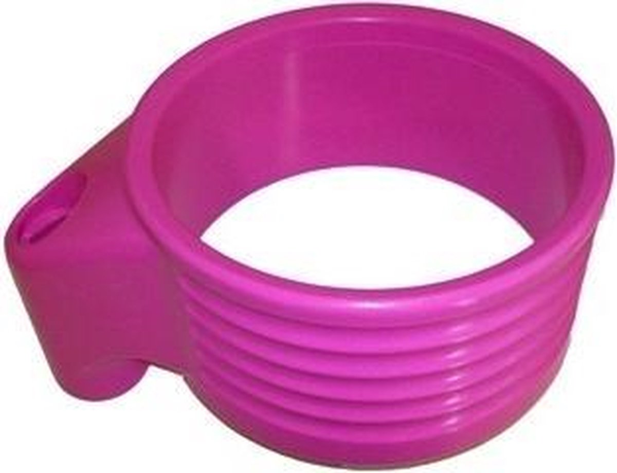 Korfbal kunststofkorf - wedstrijdmand - roze