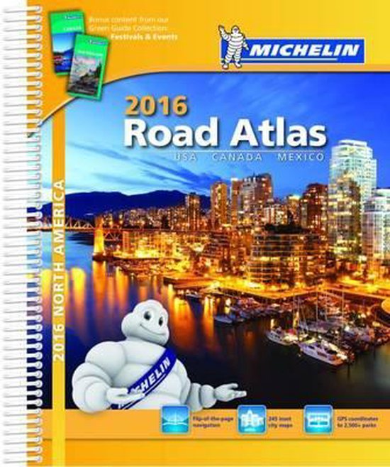USA, Canada, Mexico Atlas 2016 - cover