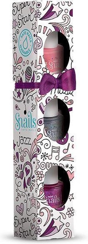 Enfants Filles Vernis à ongles Snails musique lavable en toute sécurité  Mini pack de 3... | bol.com