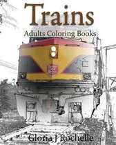 Trains Adults Coloring Book