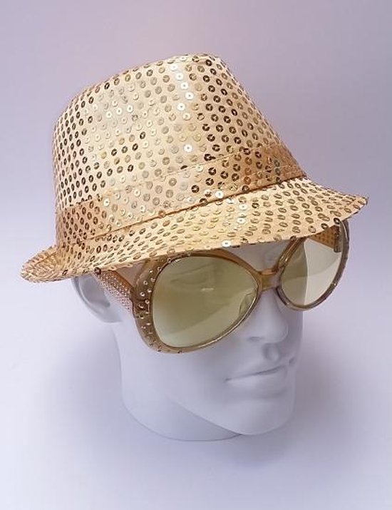 Gouden hoed met pailletten | bol.com
